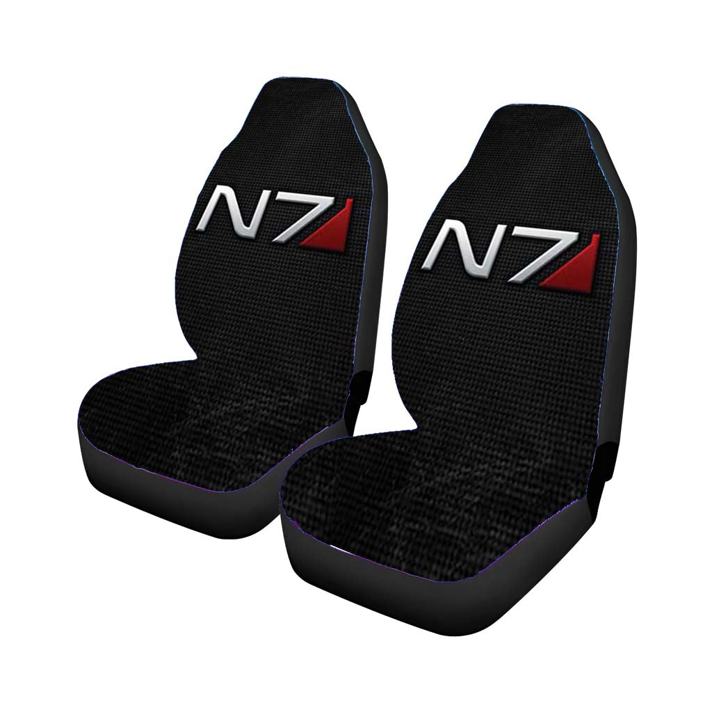 Mass Effect N7 Texture Car Seat Covers
