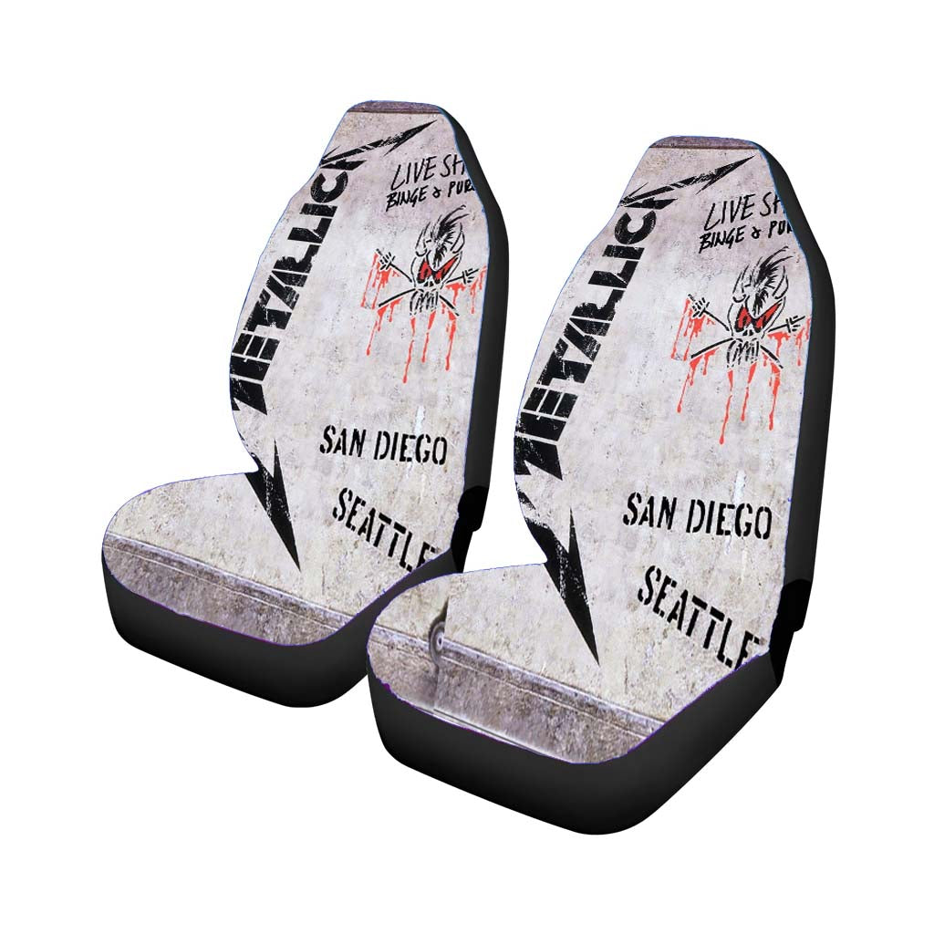 Metalica Live Shit Cover Car Seat Covers