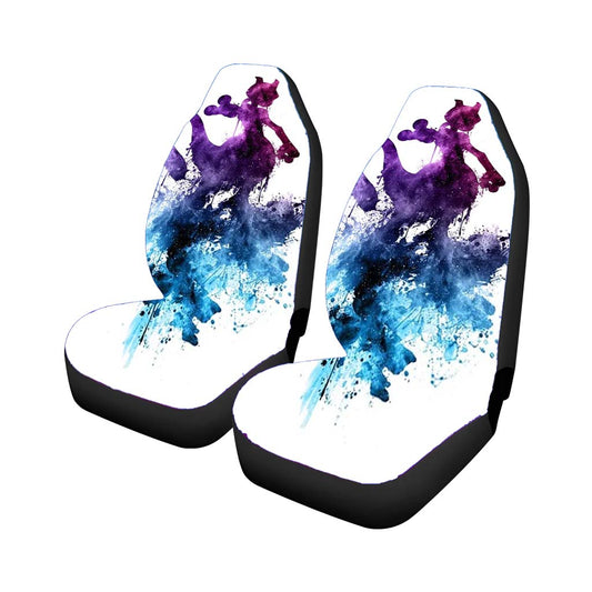 Mewtwo Galaxy Pokemon Silhouette Art Car Seat Covers Universal Fit