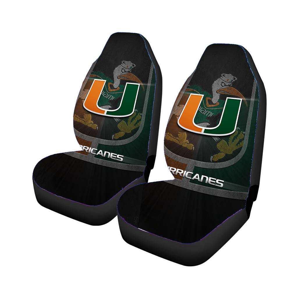 Miami Hurricanes Um Car Seat Covers
