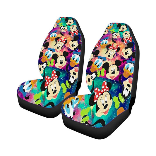 Mickey And Friends Galaxy Wallpaper Car Seat Covers Universal Fit