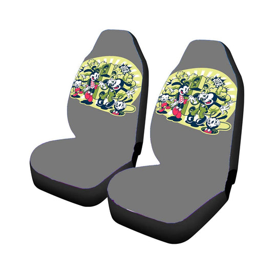 Mickey Mouse Dance Hiphop Style Cartoon Illustr Car Seat Covers Universal Fit