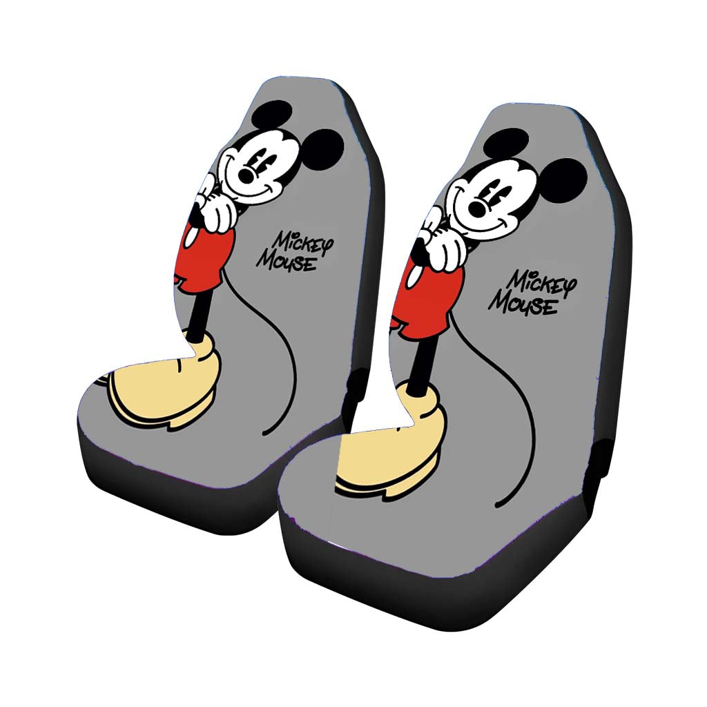 Mickey Mouse Grey Car Seat Covers