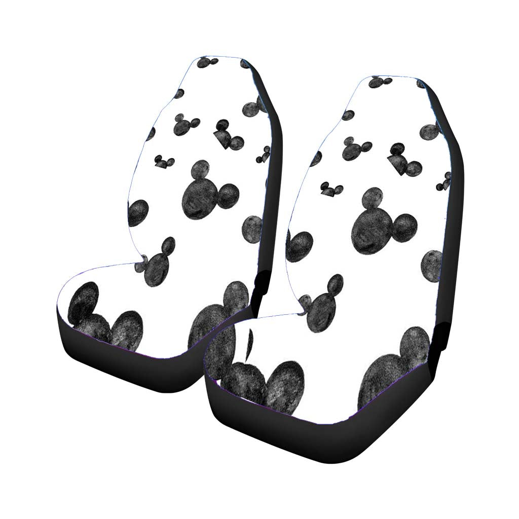 Mickey Mouse Head Patter Car Seat Covers