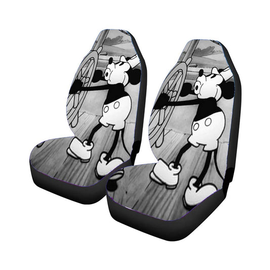 Mickey Mouse Steam Boat Willie Vintage Car Seat Covers Universal Fit