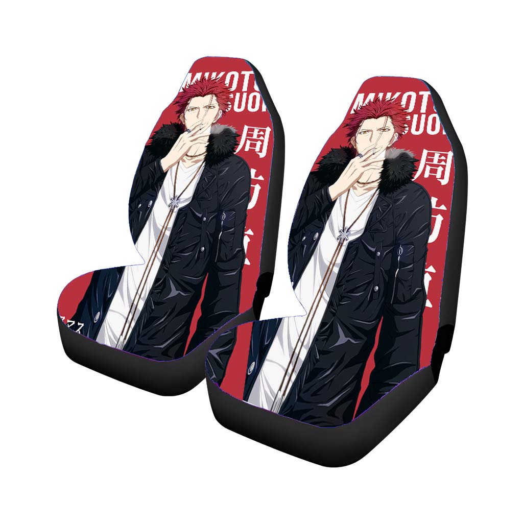 Mikoto Suoh K Project Red King Anime Car Seat Covers