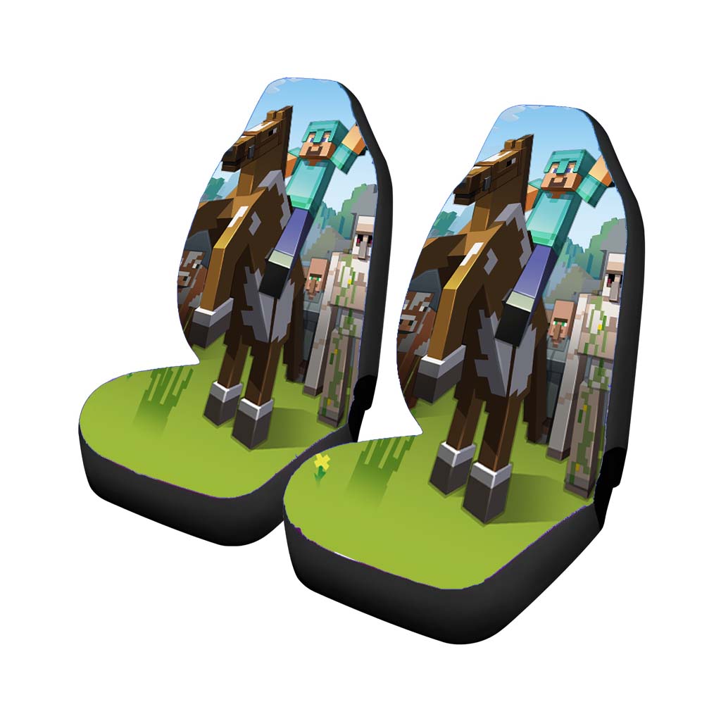 Minecraft Diamond Warrior Car Seat Covers