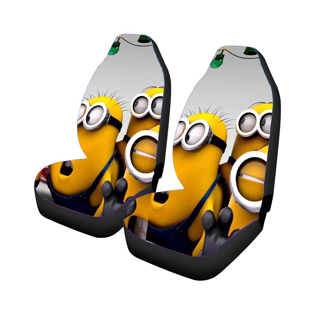 Minion Christmas Car Seat Covers