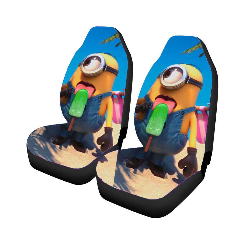 Minion Eat Ice Cream Car Seat Covers