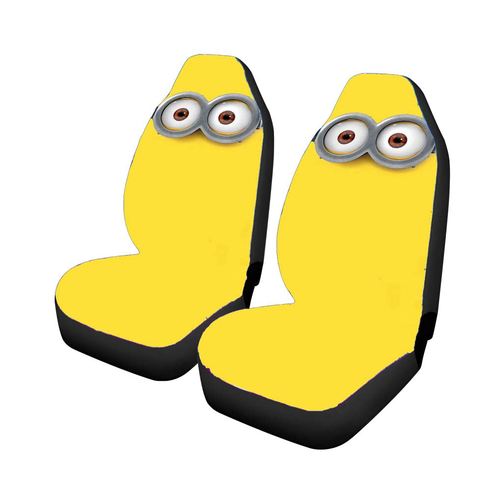 Minion Eyes D Car Seat Covers