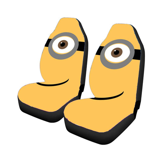 Minion Flat Eye Car Seat Covers Universal Fit