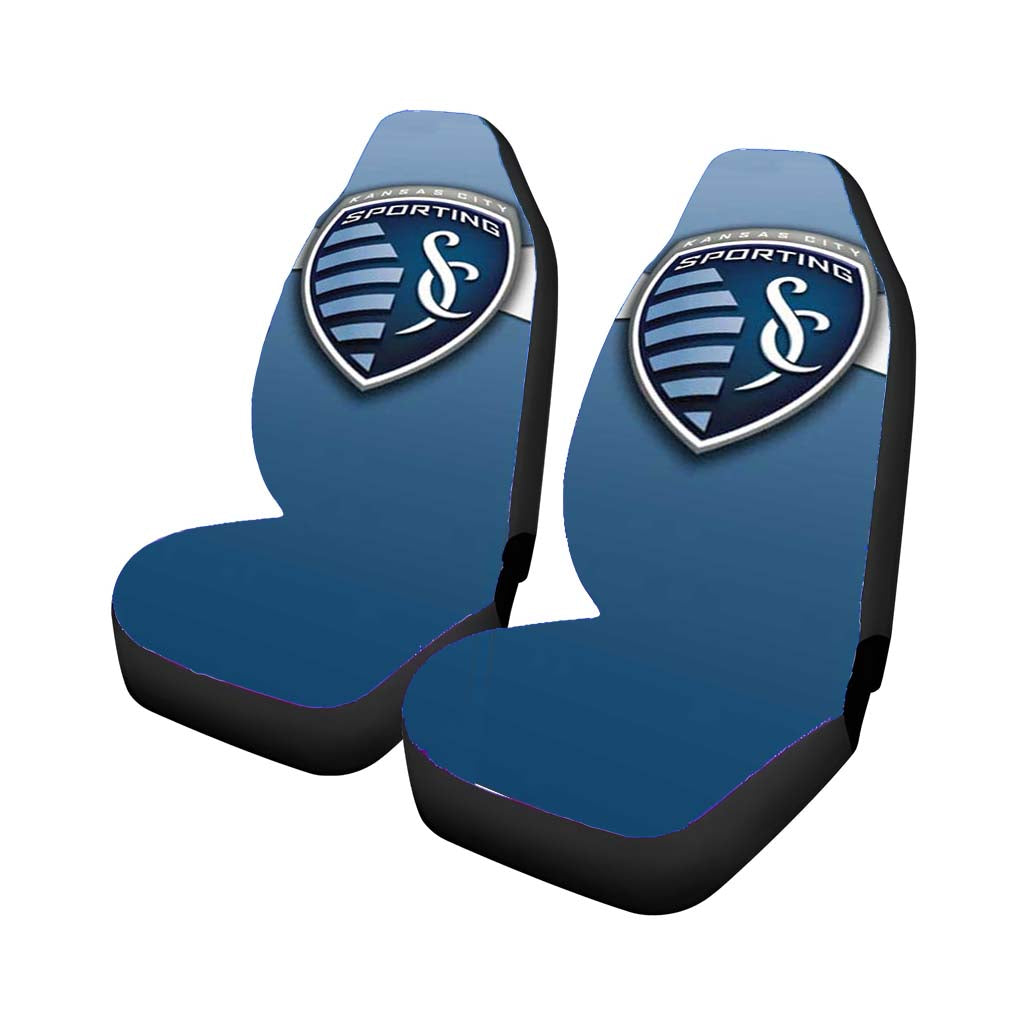 Mls Sporting Kc Stripe Car Seat Covers