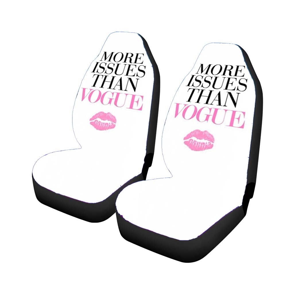 More Issues Than Vogue Lip Car Seat Covers