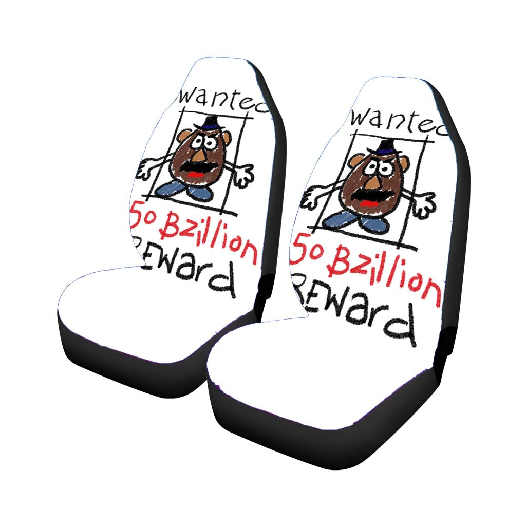 Mr Potato Head Wanted Car Seat Covers