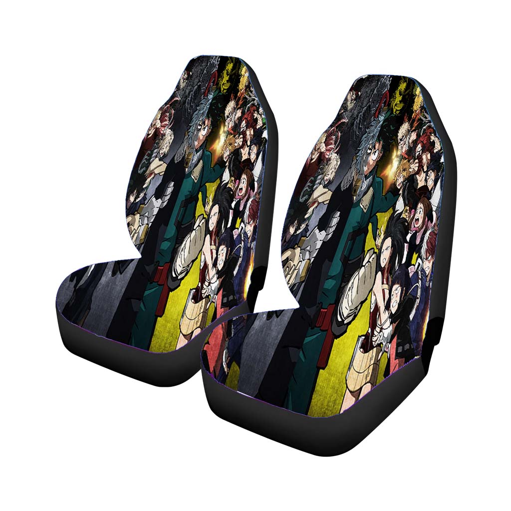 My Hero Academia All Characters Ones Justice Poster Car Seat Covers