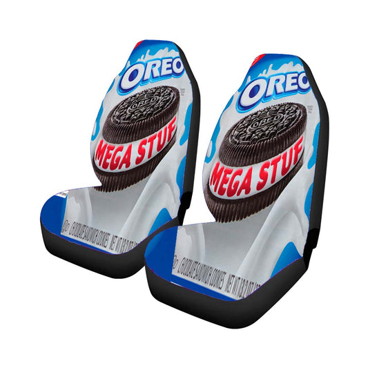 Nabisco Oreo Mega Stuf Chocolate Sandwich Cookies Car Seat Covers Universal Fit
