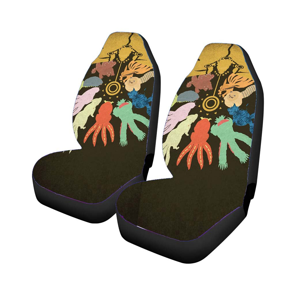Naruto And 9 Tails Bijuu Car Seat Covers