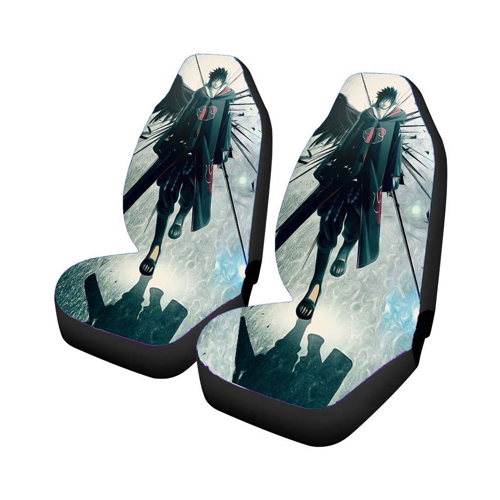 Naruto Cartoon Sasuke Fly Car Seat Covers