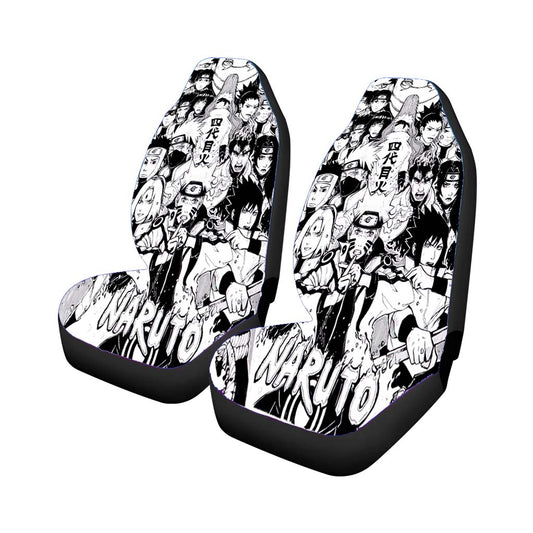 Naruto Shippuden Drawing Car Seat Covers Universal Fit