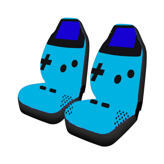 Nintendo Gameboy Blue Car Seat Covers Universal Fit