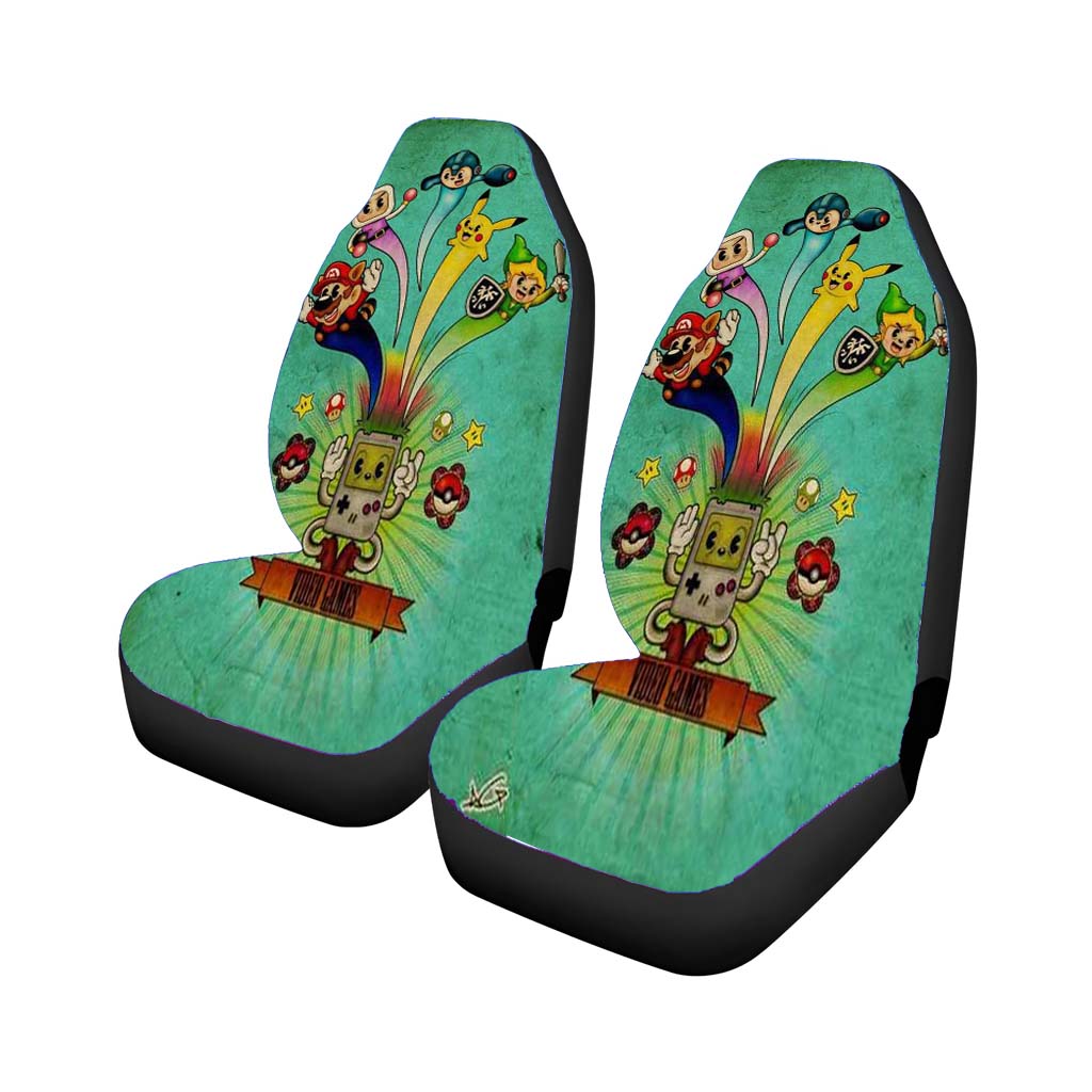 Nintendo Video Game Art Car Seat Covers