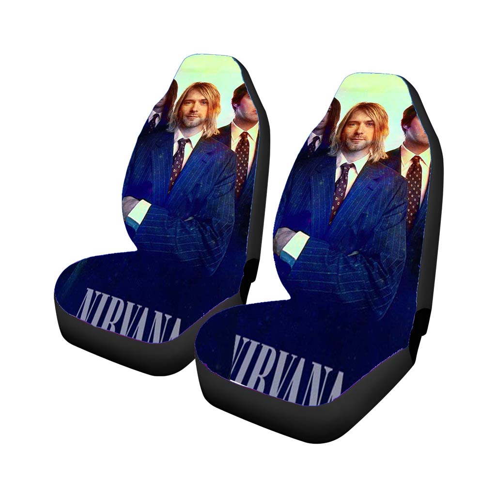 Nirvana Kurt Cobain And Personils Car Seat Covers
