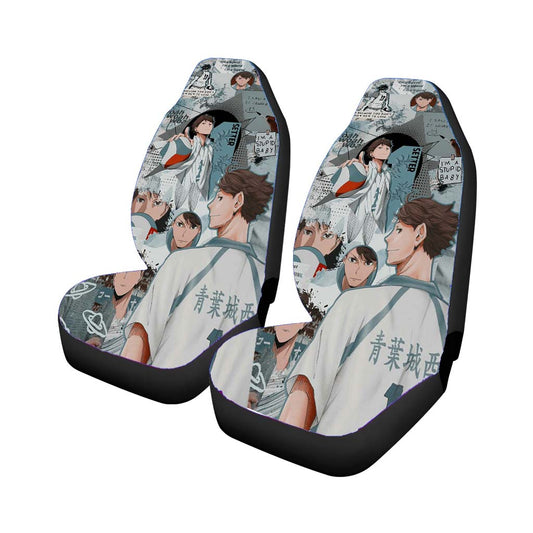 Oikawa Tooru Haikyuu Aobajohsai High Team Car Seat Covers Universal Fit