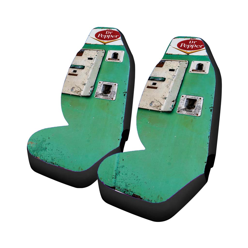 Old Classic Dr Pepper Vending Machine Car Seat Covers