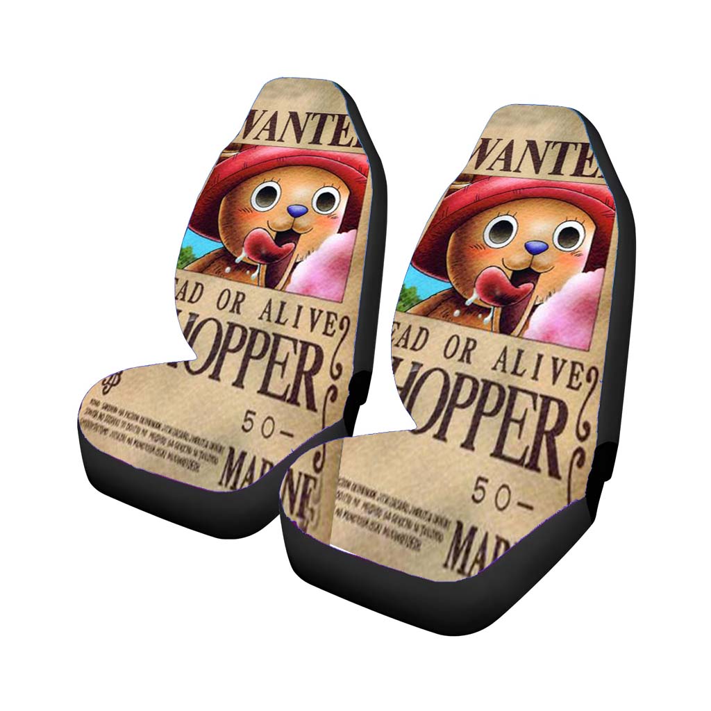 One Piece Chopper Wanted Poster Car Seat Covers
