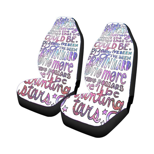 One Republic Lyric Cover Car Seat Covers Universal Fit