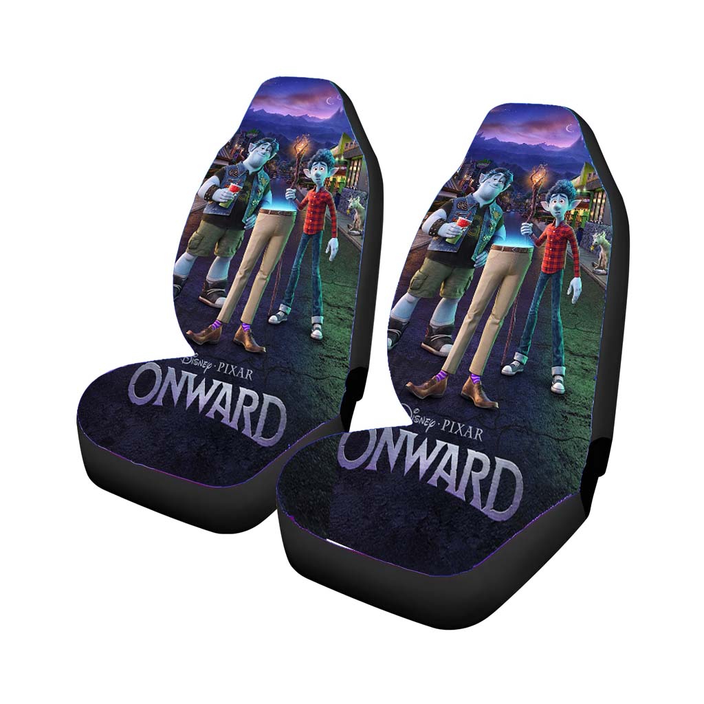 Onward Disney Pixar Animated Movie Poster Car Seat Covers