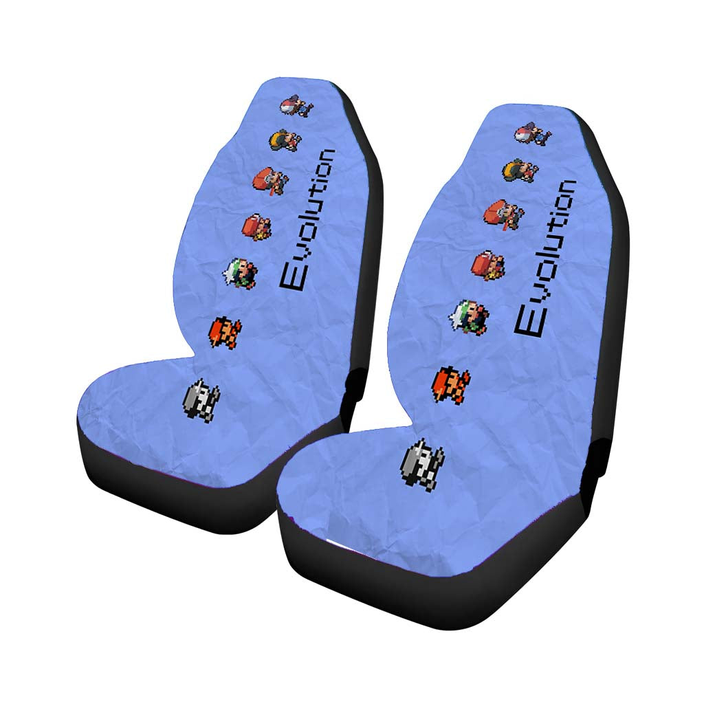 Paper Pokemon Evolution Car Seat Covers