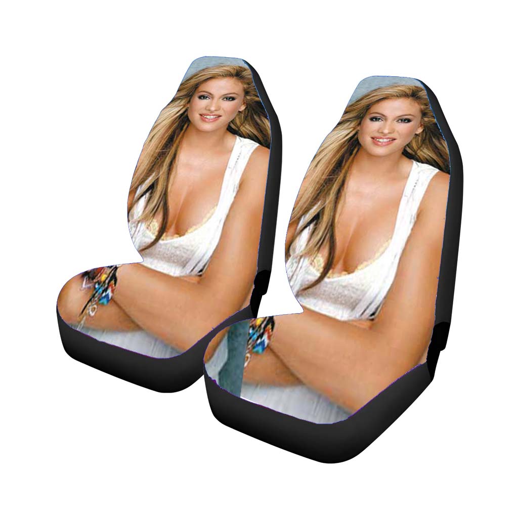 Paulina Rubio Arms Folded Car Seat Covers