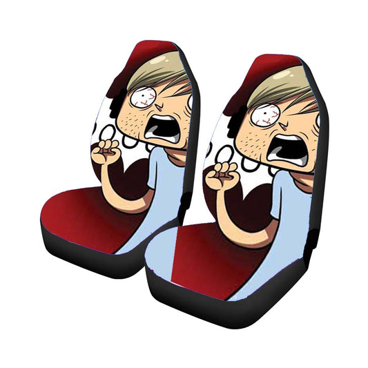 Pewdiepie Cartoon Car Seat Covers Universal Fit
