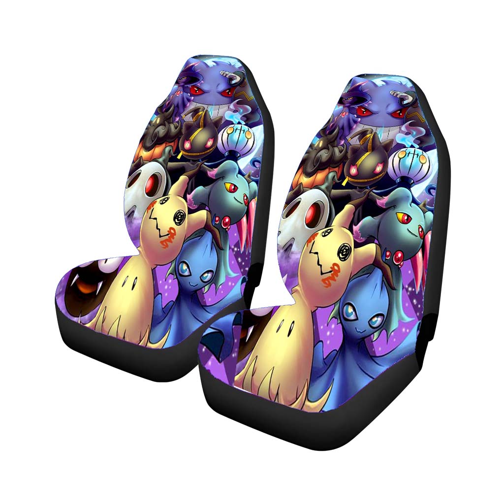 Pikachu And Pokemon Night Doodle Car Seat Covers