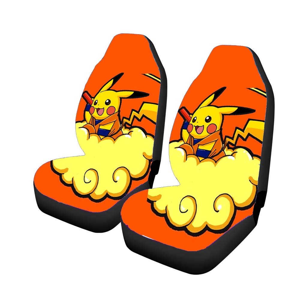 Pikachu Goku Dragon Ball Car Seat Covers