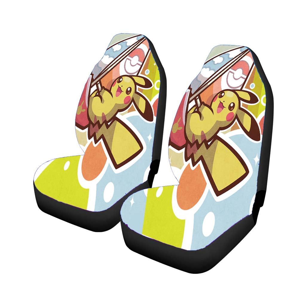 Pikachu On A Boat Car Seat Covers