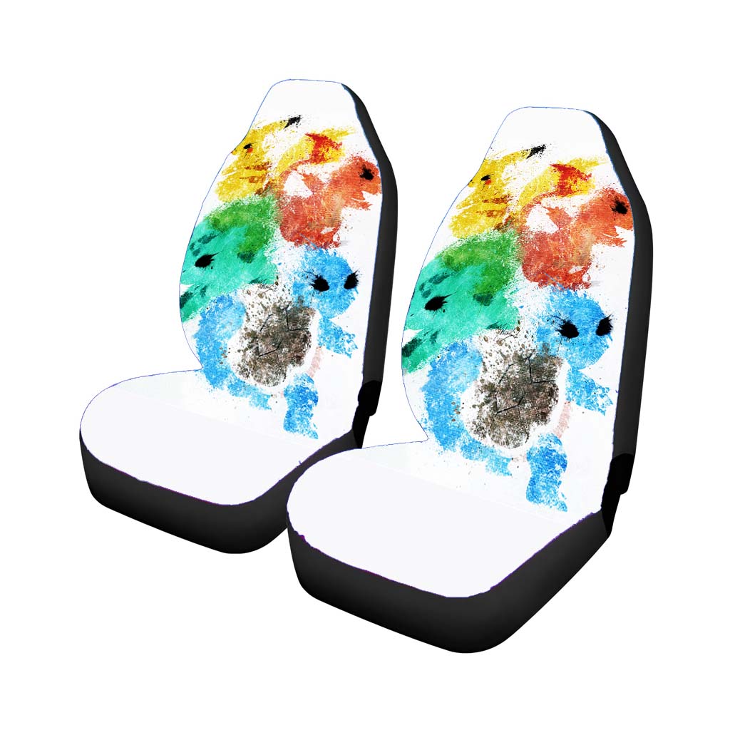 Pikachu Painting Pokemon Car Seat Covers