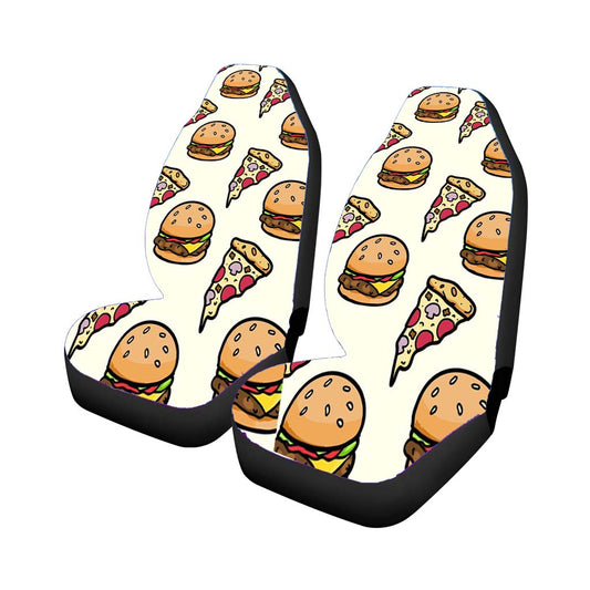 Pizza Food And Wallpaper Car Seat Covers Universal Fit