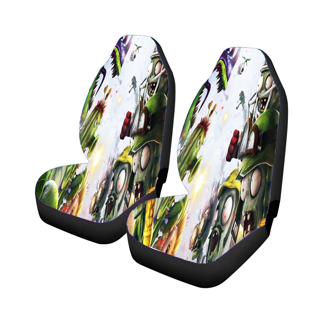 Plants Vs Zombies War Game Art Car Seat Covers