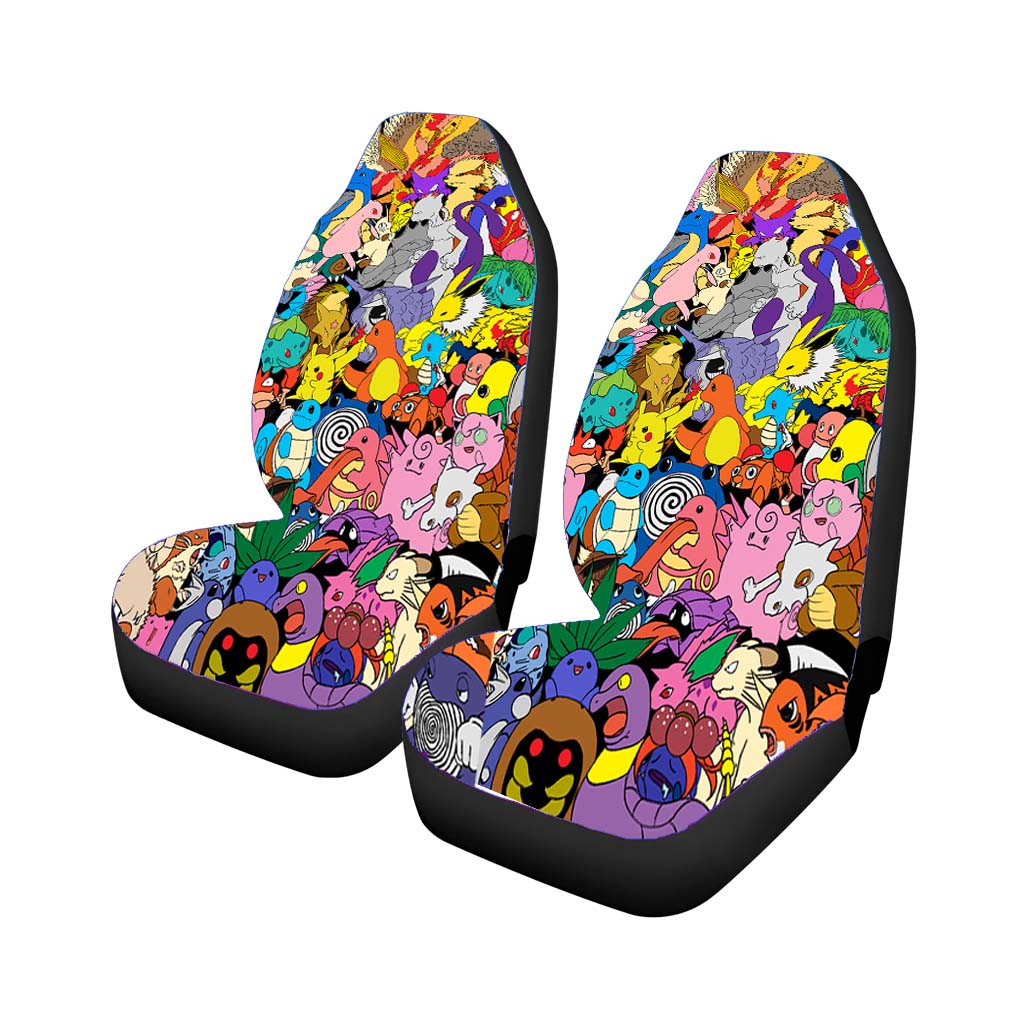 Pokemon All Character Car Seat Covers