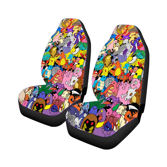 Pokemon All Character Car Seat Covers Universal Fit