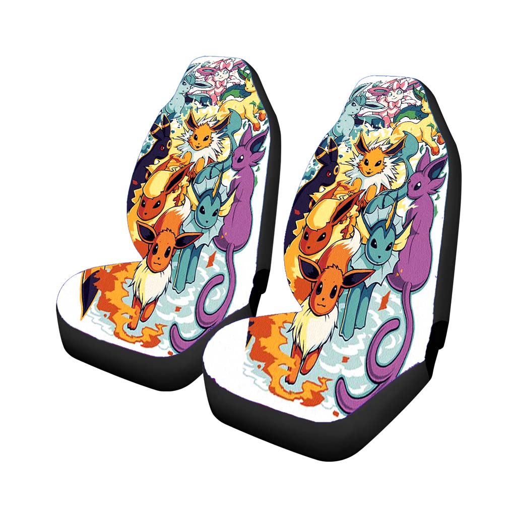 Pokemon All Element Car Seat Covers