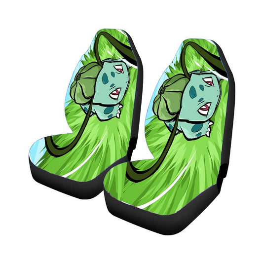 Pokemon Bulbasaur Attack Car Seat Covers Universal Fit