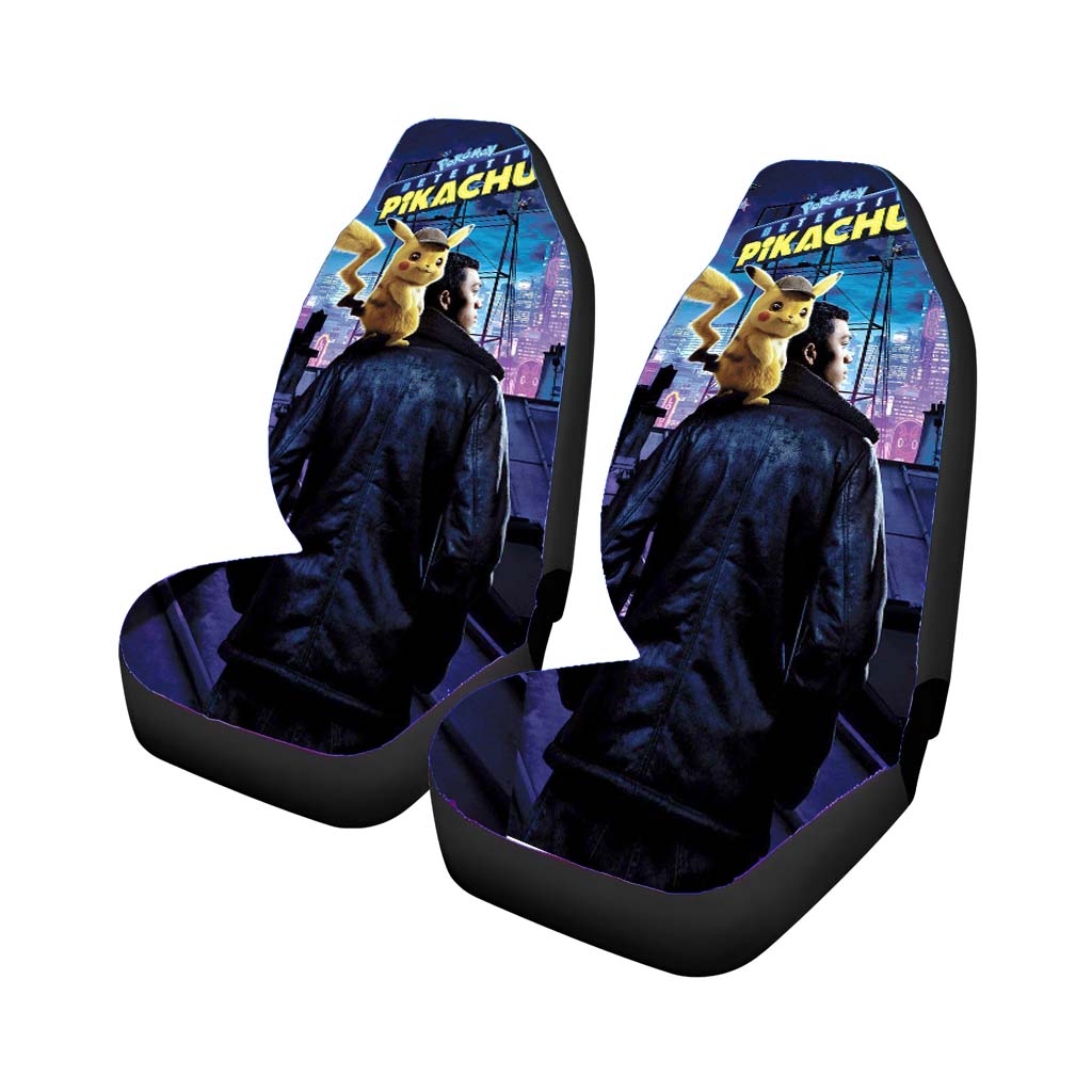 Pokemon Detektiv Pikachu Poster Movie Car Seat Covers