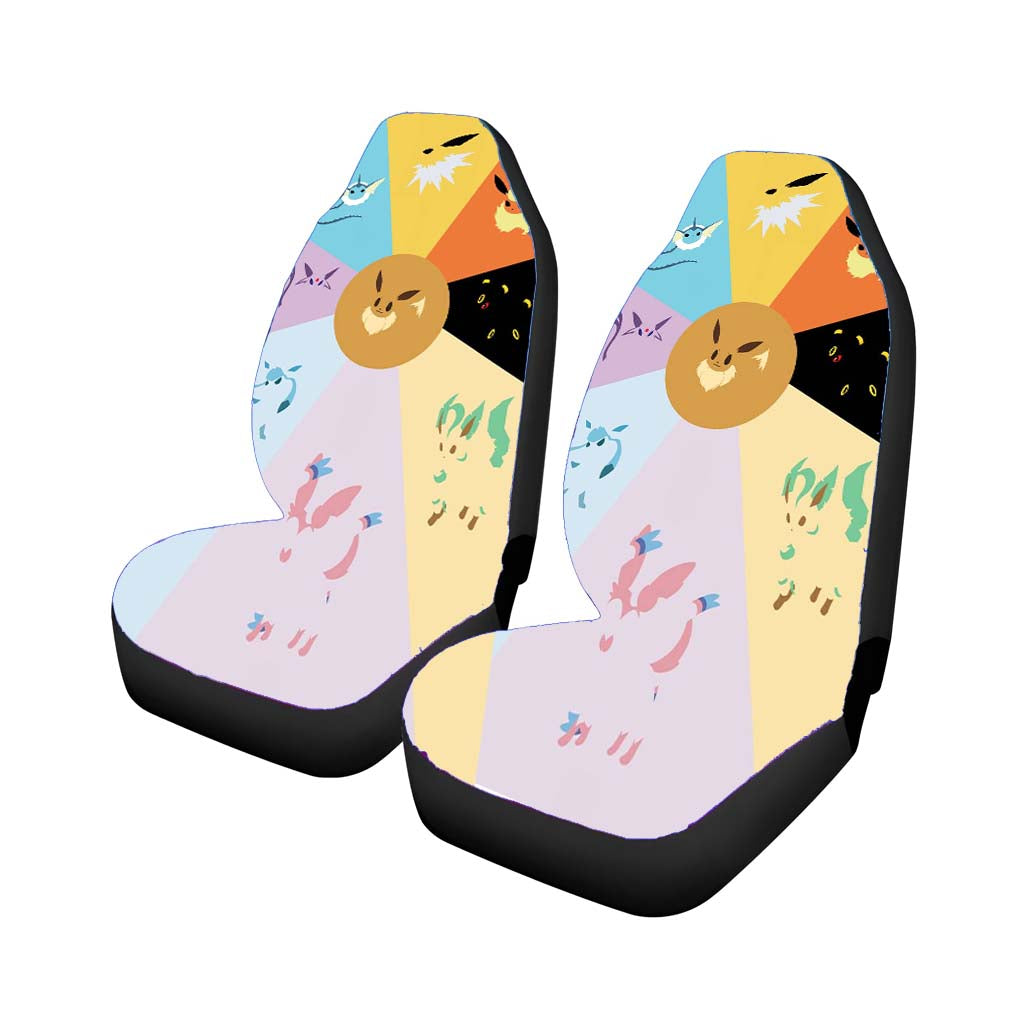Pokemon Eevee Collage Evolutions Car Seat Covers