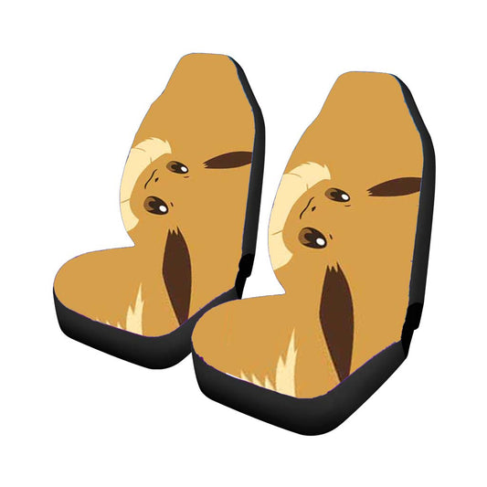 Pokemon Evee Face Car Seat Covers Universal Fit