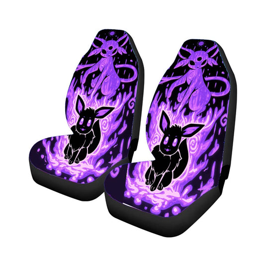 Pokemon Evolution Eevee To Espeon Car Seat Covers Universal Fit