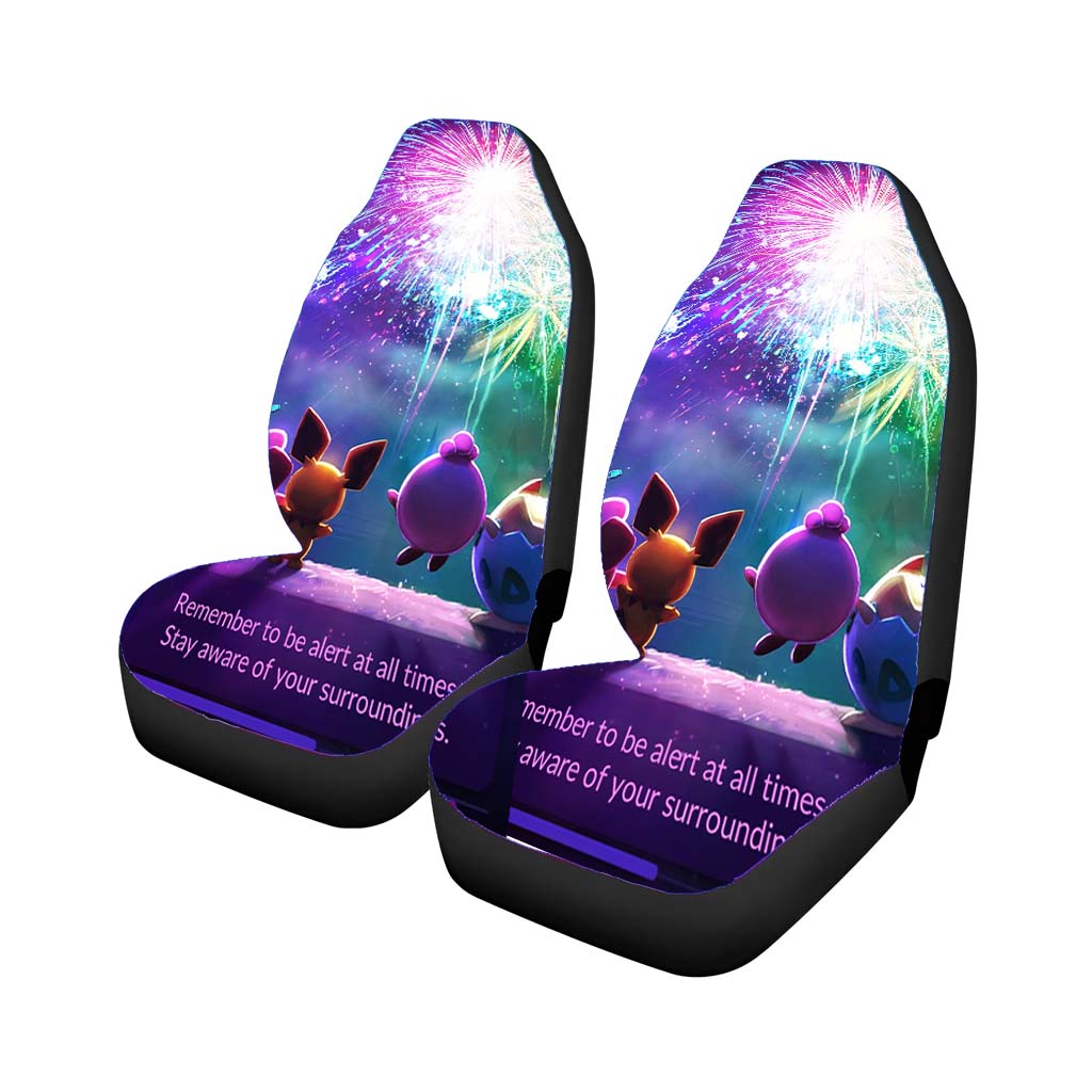 Pokemon Friend Quotes Car Seat Covers