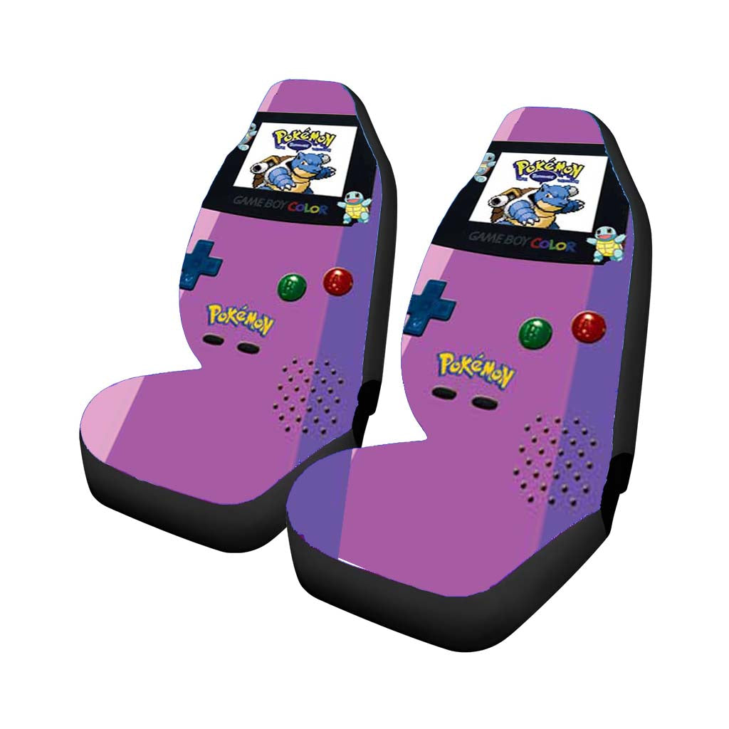 Pokemon Gameboy Purple Car Seat Covers